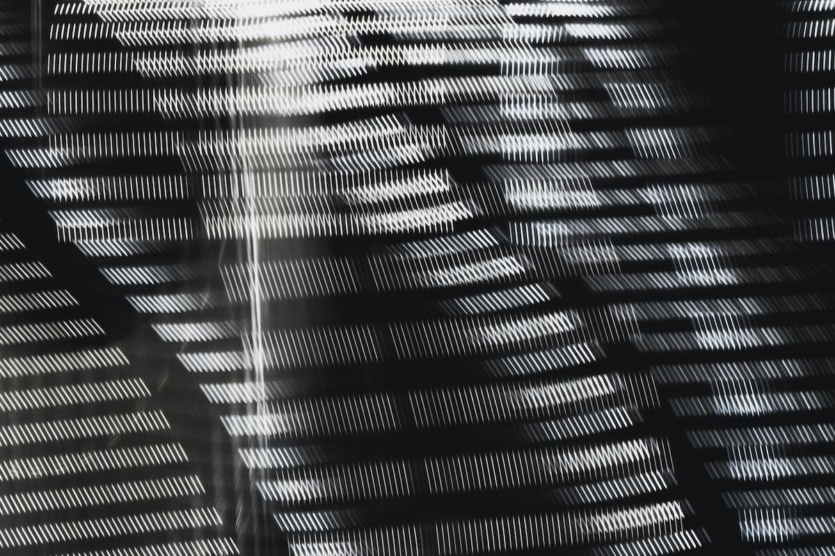 abstract black and white stripes