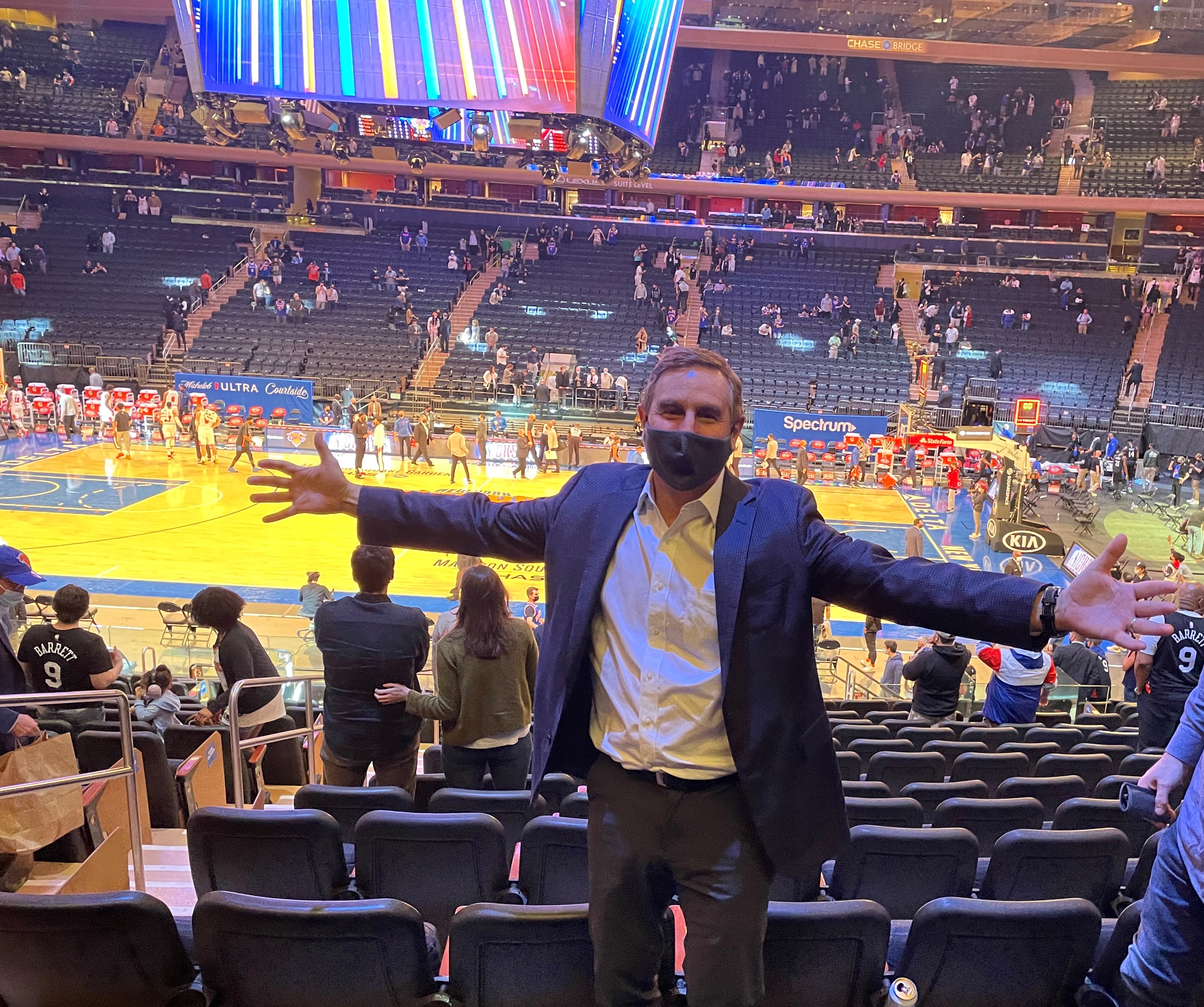Knicks Game Richard Edelman